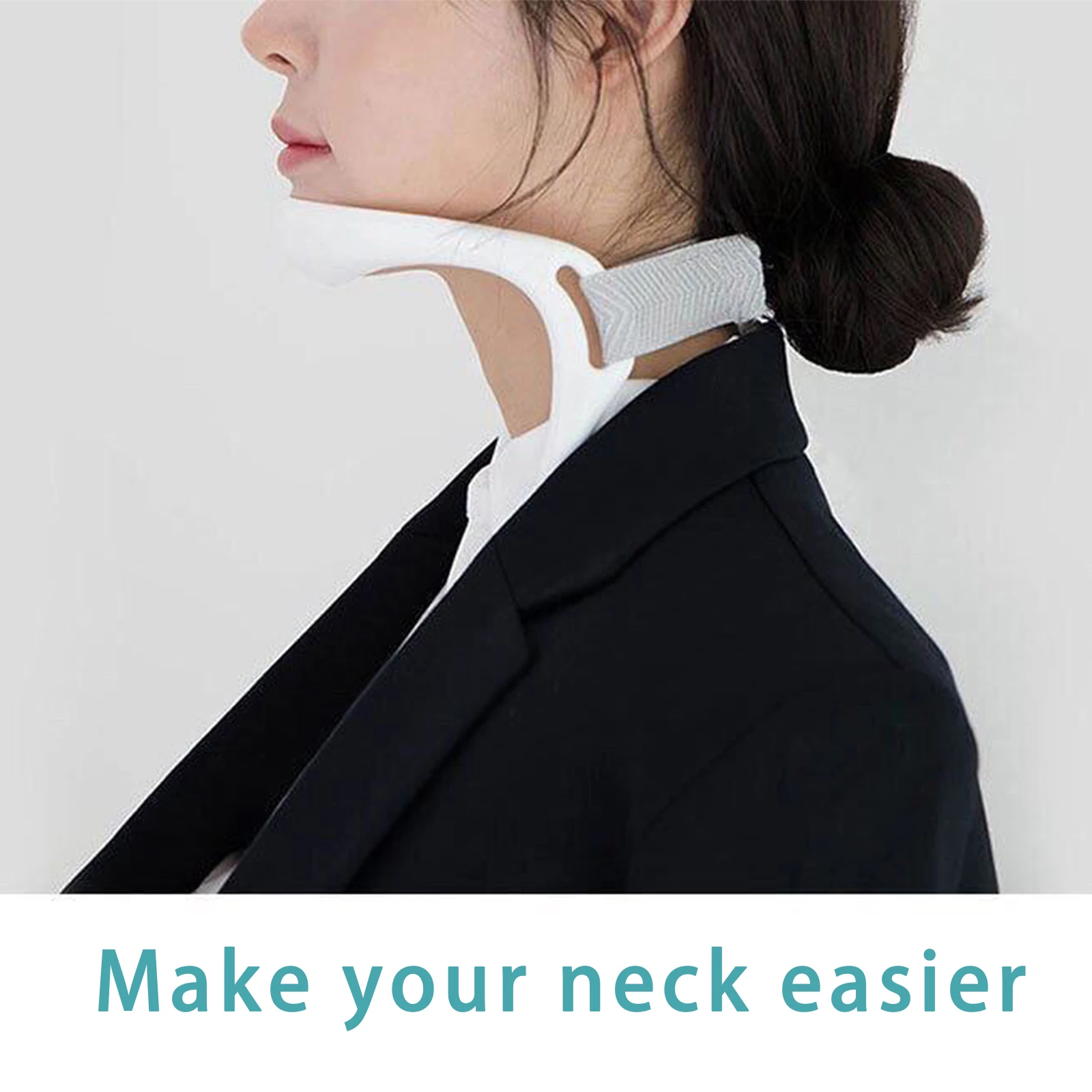 Облегчение боли в шее и плечах с помощью шейного поддерживающего бандажа