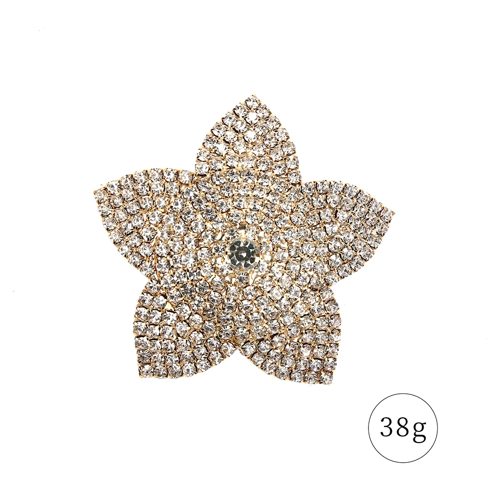 New 1Pair Rhinestone Nipple Cover Sexy Women Petal Crystal Breast Pasties Reusable Self Adhesive Nipple Covers Party Accessories