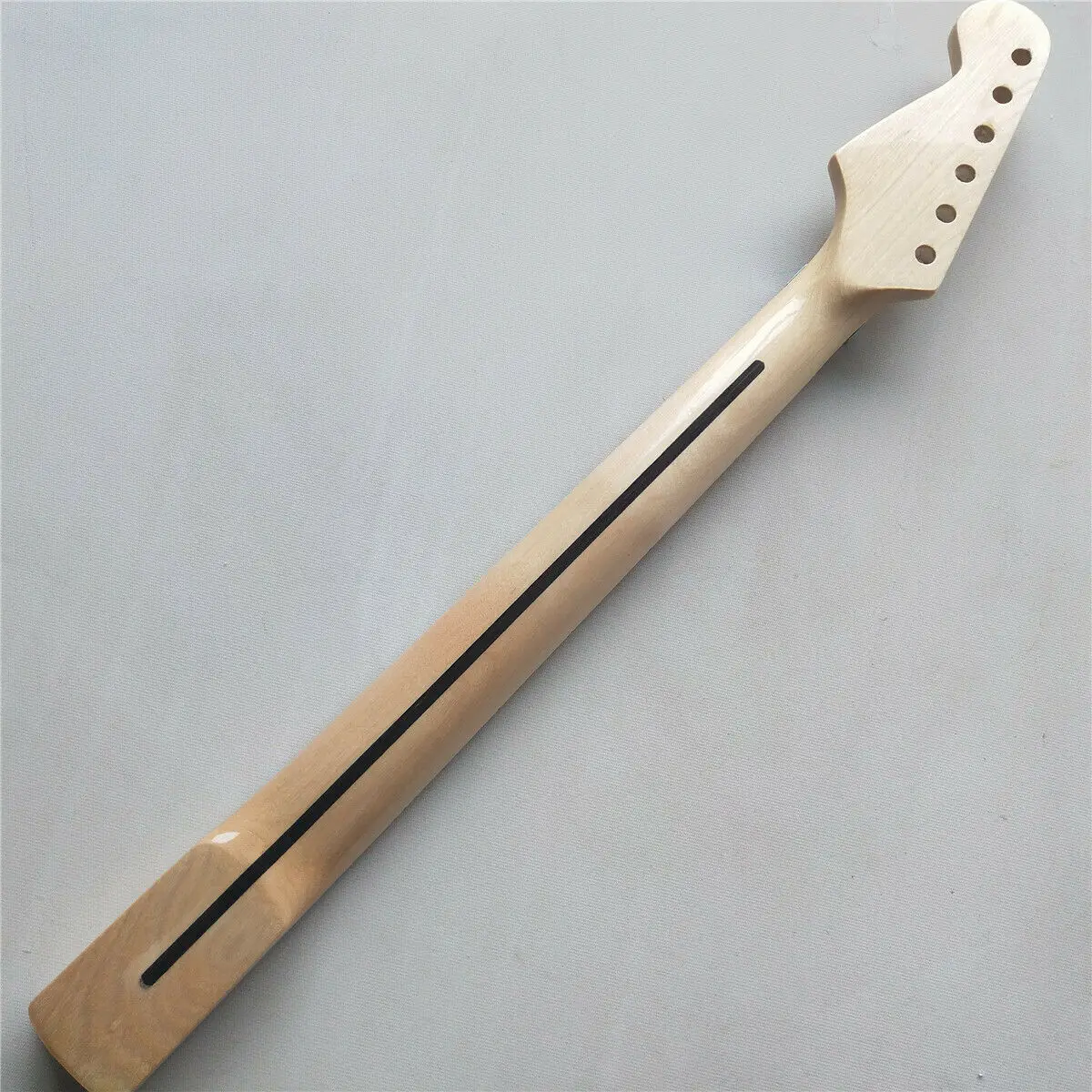 25.5inch Full scalloped Guitar Neck 22 Fret Maple Fretboard Dot Inlay Gloss for DIY New Replacement enlarge