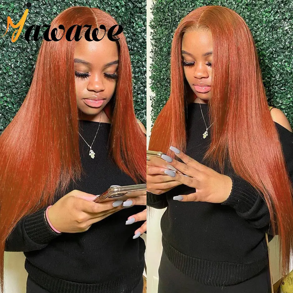 Парик YAWAWE безклеевой готовый к ношению парики из человеческих волос для женщин #33