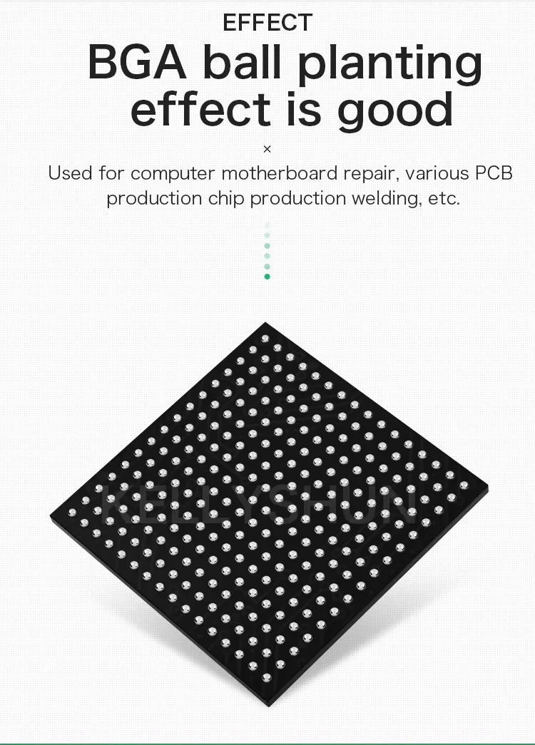 Шарики для припоя BGA со свинцом 0 2–0 76 мм сварочного аппарата Sn63/Pb37 Пайка