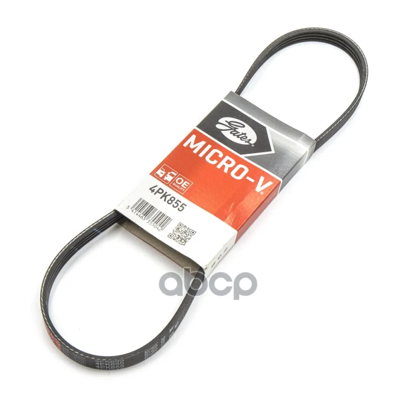 Ремень Поликлиновой Nissan Qg18 V10/Y11/U14/Sr20 U14/U13 (Ps)/Subaru Impeza Ej15-20 (Ac)/ Toyota 4E- Gates арт. 4PK855