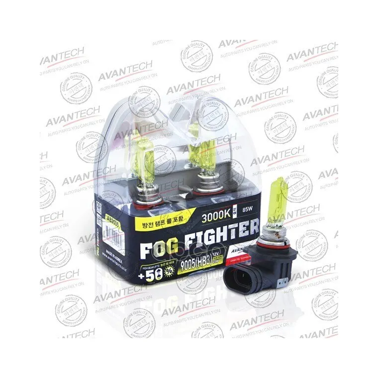 Лампа Высокотемпературная Avantech Hb3 12v 65w  3000k, Комплект 2 Шт. AVANTECH арт. AB3005