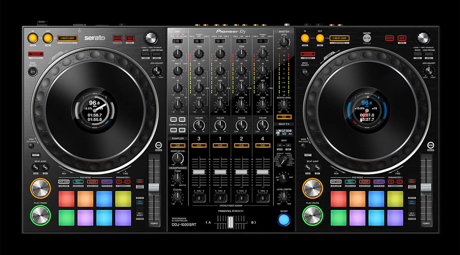 

!! Best Sale For-Pioneers DDJ-1000SRT 4-Channel Serato DJ Controller 32GB 64GB Gift With 1X Bag.
