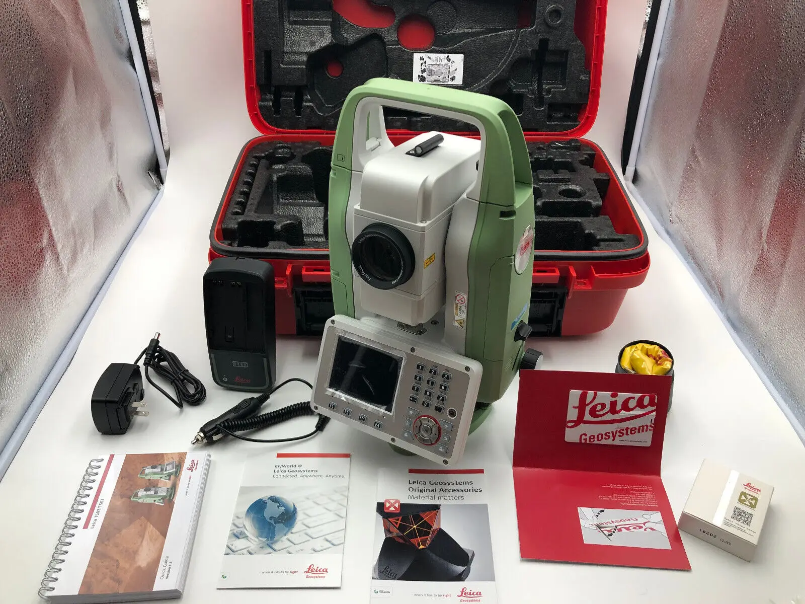 1000%%% LEICAS FLEXLINE TS07 R500 PLUS 3 BRAND NEW TOTAL STATION FOR SURVEYING 1Y WARRAN