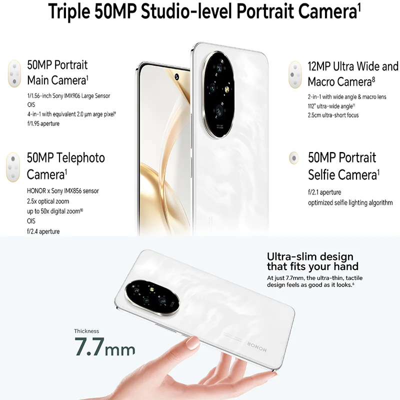 Смартфон HONOR 200 12/256ГБ 12/512ГБ global