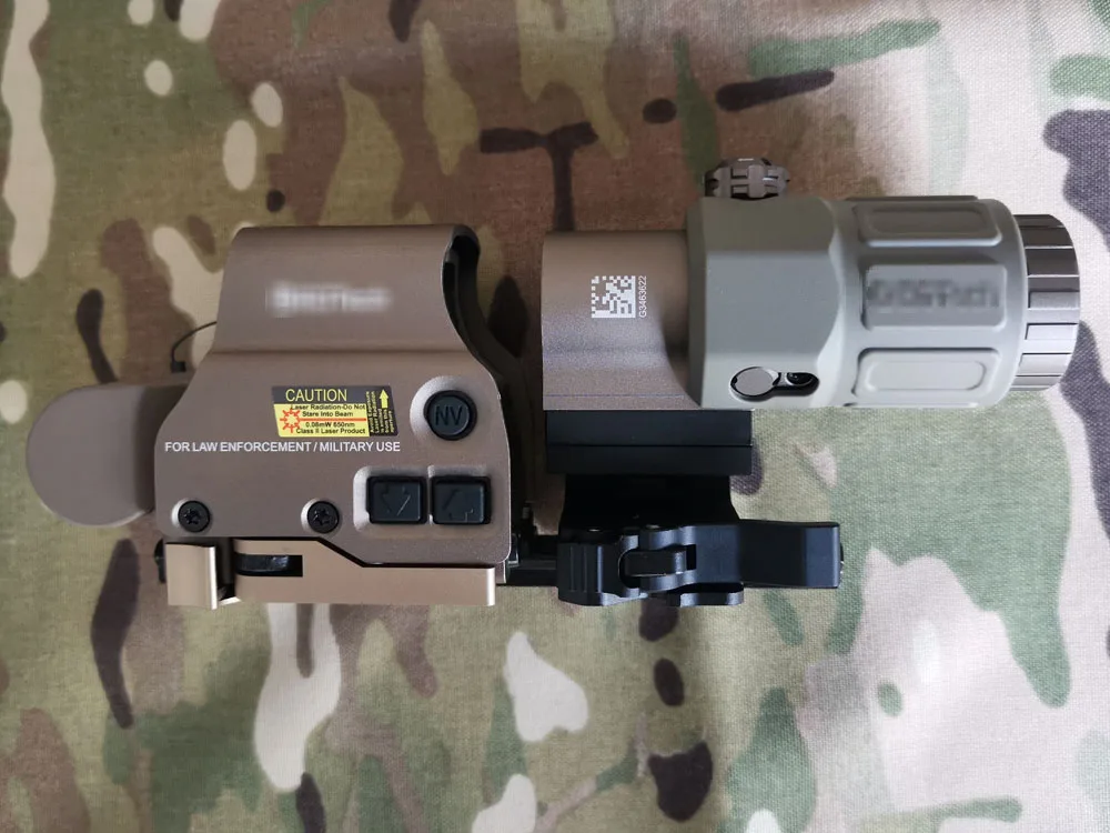 

Holographic Hybrid Sight HHS EPS3-0 GenⅡ With G33.STS Magnifier Combo Perfect Replica For Airsoft L3 Marking