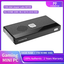 MOREFINE M6 Mini PC 11th Gen Intel N5105 2.9GHz Windows 11 DDR4 2933MHz NVMe SSD Pocket Computer HDMI2.0 4K60Hz WiFi6 BT5.2 ZX01