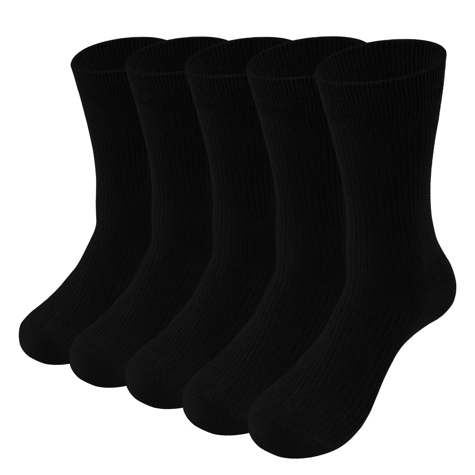 

Носки мужские YUEDGE, из бамбука, тонкие, легкие, дышащие, черные, 5 пар
