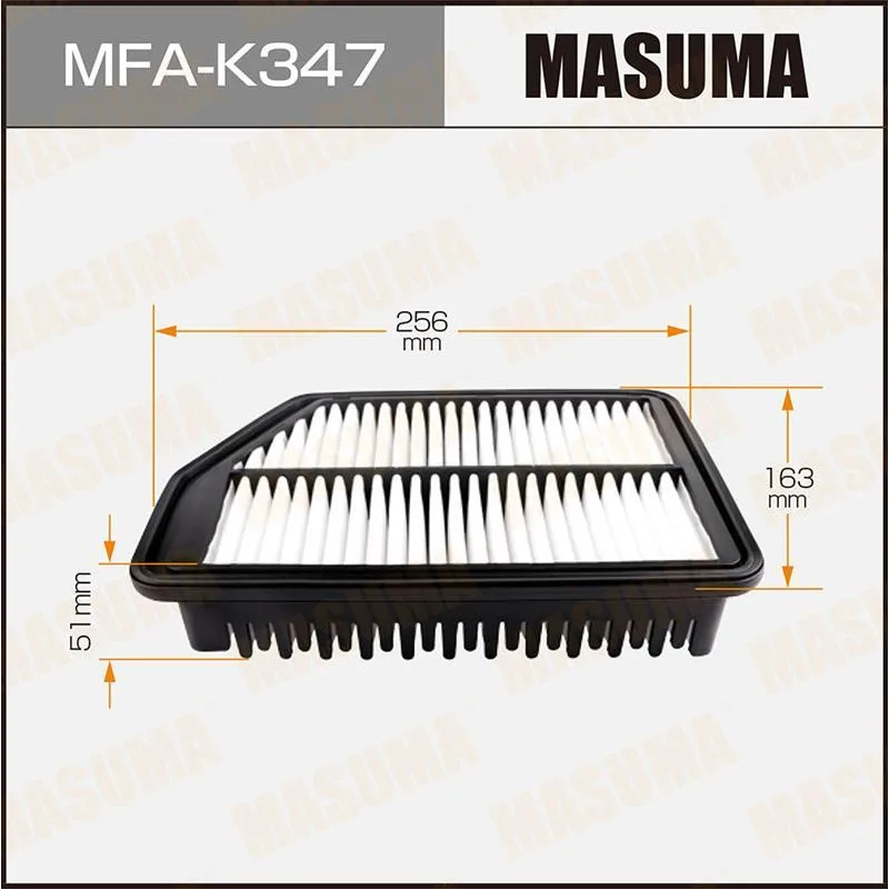 Фильтр воздушный Hyundai Elantra (MD) 11-, I30 (GD) 10-; Kia Ceed (JD) 12-, Cerato (YD) 13- MASUMA MFA-K347