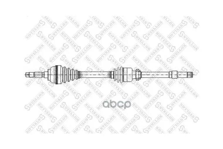 158 1772-Sx_привод Передний Правый! 994mm, 24149 Bmw E53 All 01 Stellox арт. 158 1772-SX