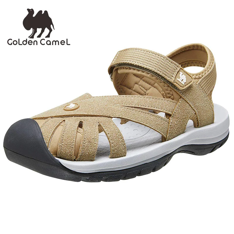 

Goldencamel 2022 Summer Waterproof Hiking Women's Sandals Closed Toe Walking Sandals Athletic Water Sports Shoes for Beach