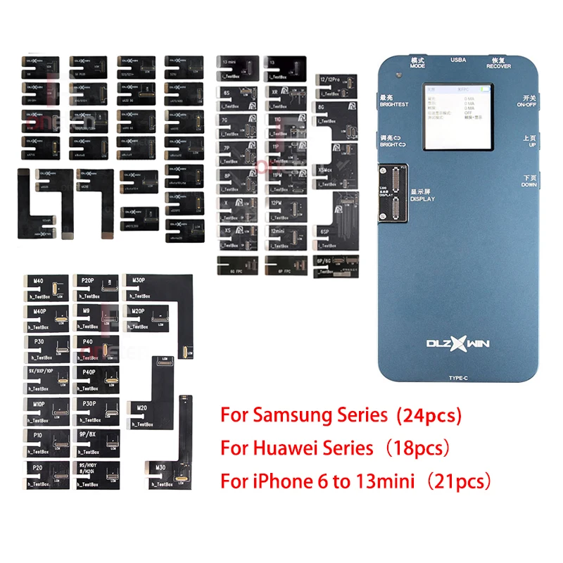 DLZXWIN DL S300 экран iTestBox для iPhone 6-12promax 13 13mini Huawei Samsung серии ЖК-экран True Tone 3D Сенсорное