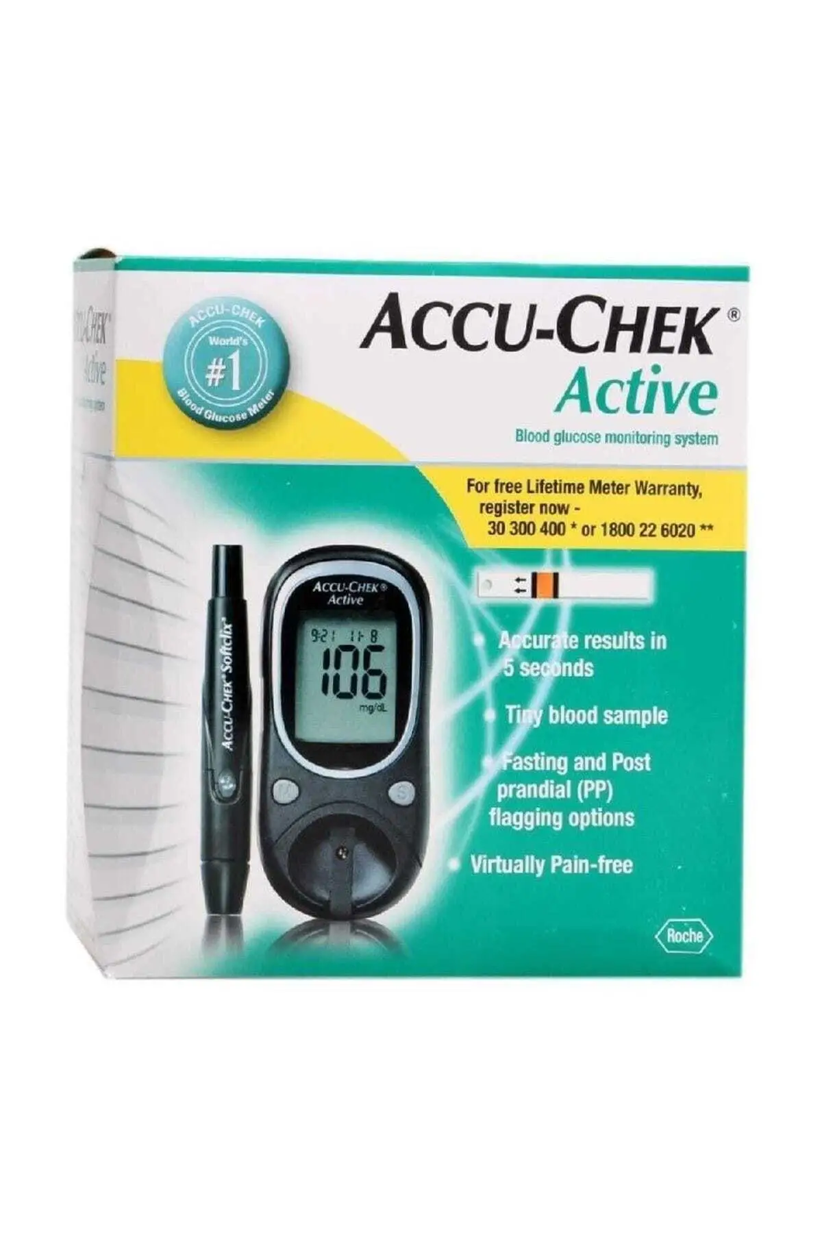 

Глюкометр Accu Chek Active, 100% оригинальный, Быстрая и бесплатная доставка
