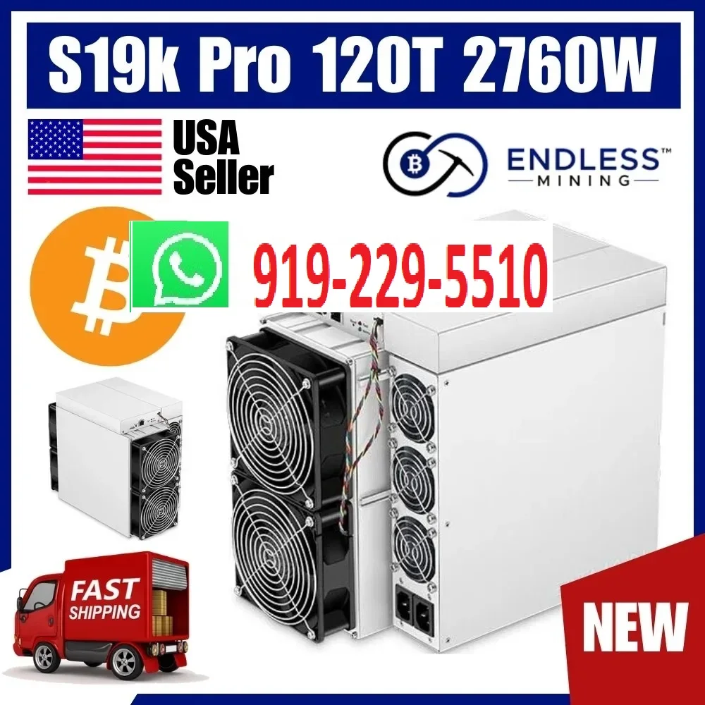 Лучшие предложения купить 10 получить 5 бесплатно Antminer S19kpro 120Th 2760 Вт BTC Биткоин