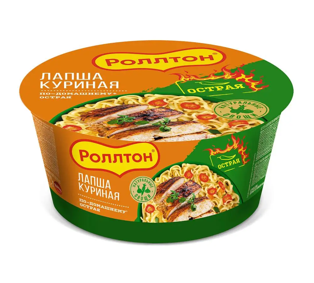 Лапша Роллтон подомашнему куриная
