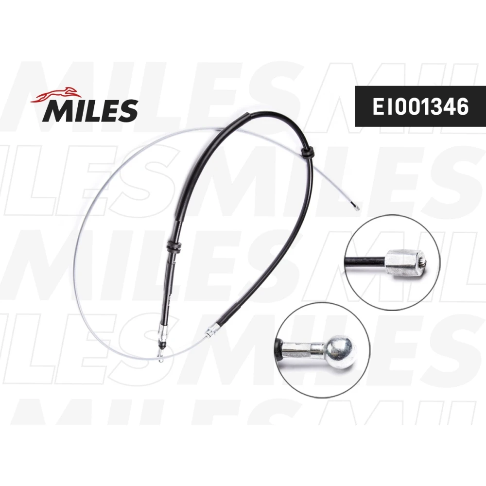 Трос стояночного тормоза KANGOO (III) EI001346 MILES Тросы ручного Запчасти