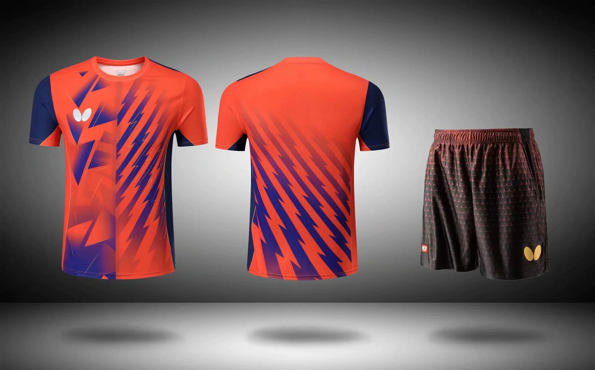 Men T-shirt Summer Quick Drying Female Training Badminton Suit Table Tennis Suit Printed T-shirt Boys Breathable Sports Suit