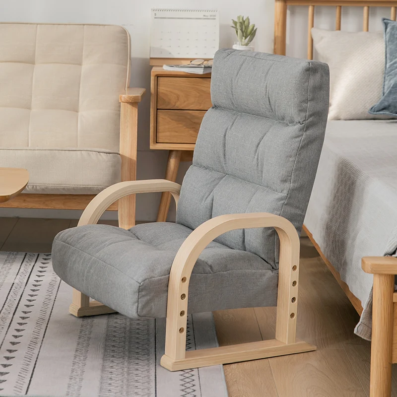 Деревянное кресло с откидной спинкой откидное для гостиной спальни офиса