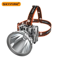 skyfire super bright camouflage headlight multifunctional adjustable rechargeable 3light mode waterproof outdoor headlamp sf 338