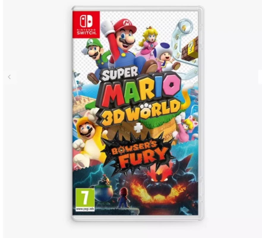 super mario 3d world + bowser's furyv Nintendo switch игра б\у