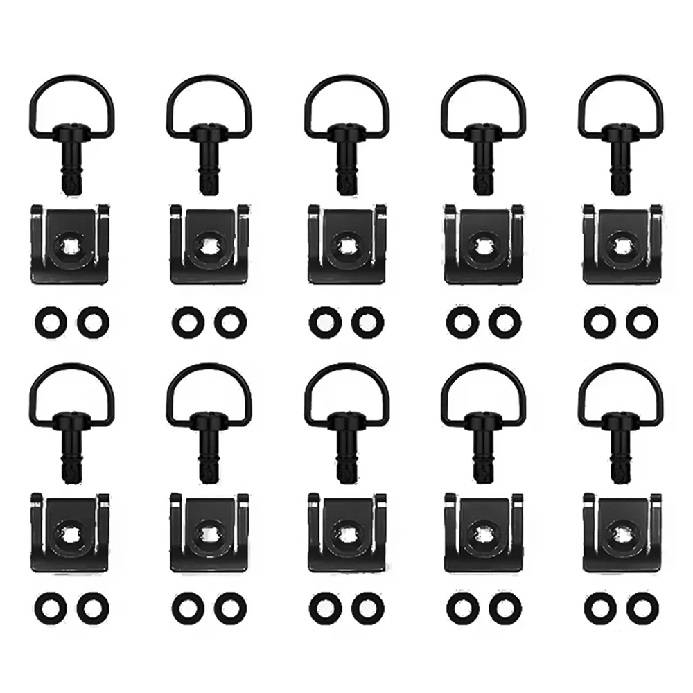 

Универсальные быстроразъемные винты для мотоцикла 17 мм, 10 шт. для Honda Yamaha Kawasaki Ducati 1/4, D-образное кольцо, крепеж для обтекателя гонок