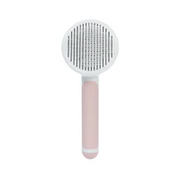 pet hair removal massage comb slicker brush for cats and dogs no skin damage trimmer comb one button grooming hair