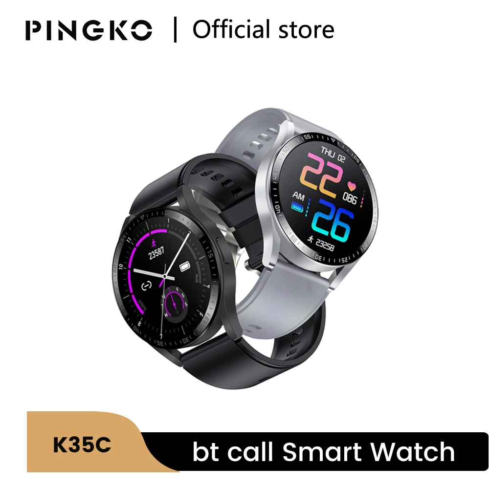 

PINGKO Origin Smart Watch Android IOS 2022 Bluetooth Call Music Control Fashion Watch Man Sports Style Waterproof Free Shipping