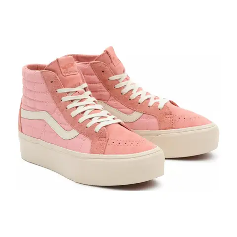 Кроссовки унисекс Vans Joe Freshgoods x Sk8-Hi Reissue Platform LX Coral Almond Pink VN0007PWZEE