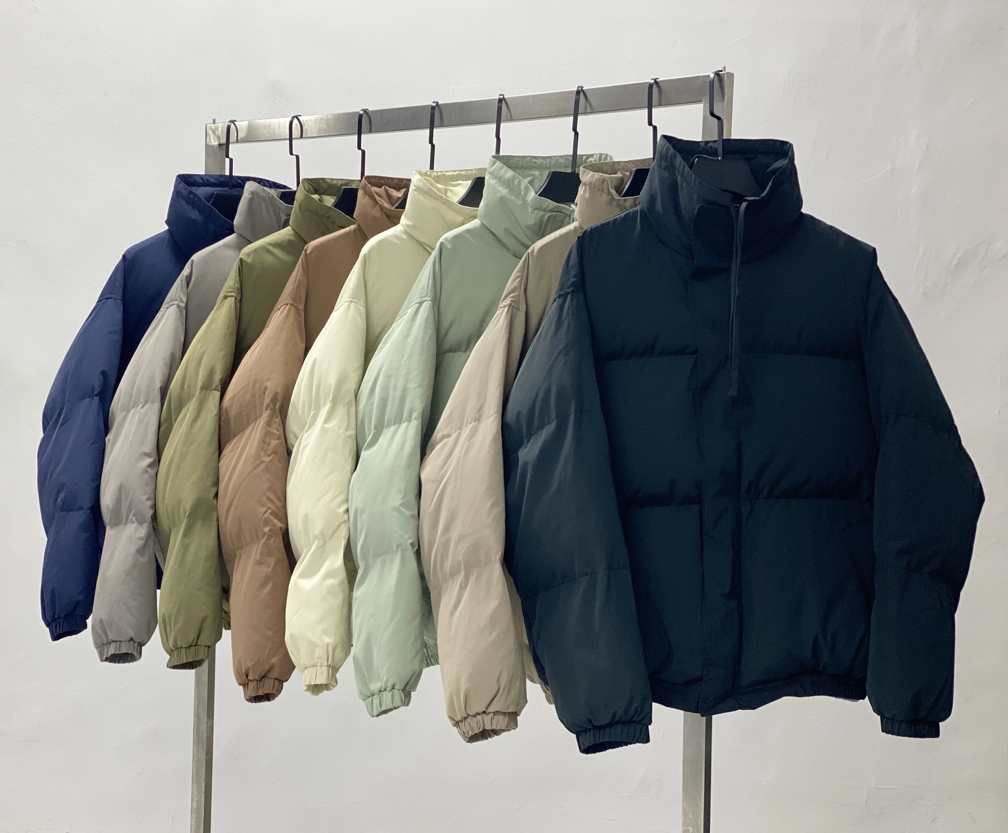 

Winter Cotton Clothes Pure Cotton Solid Color High Quality Jacket Warm And Windproof Jacket essentials Puff Jacket