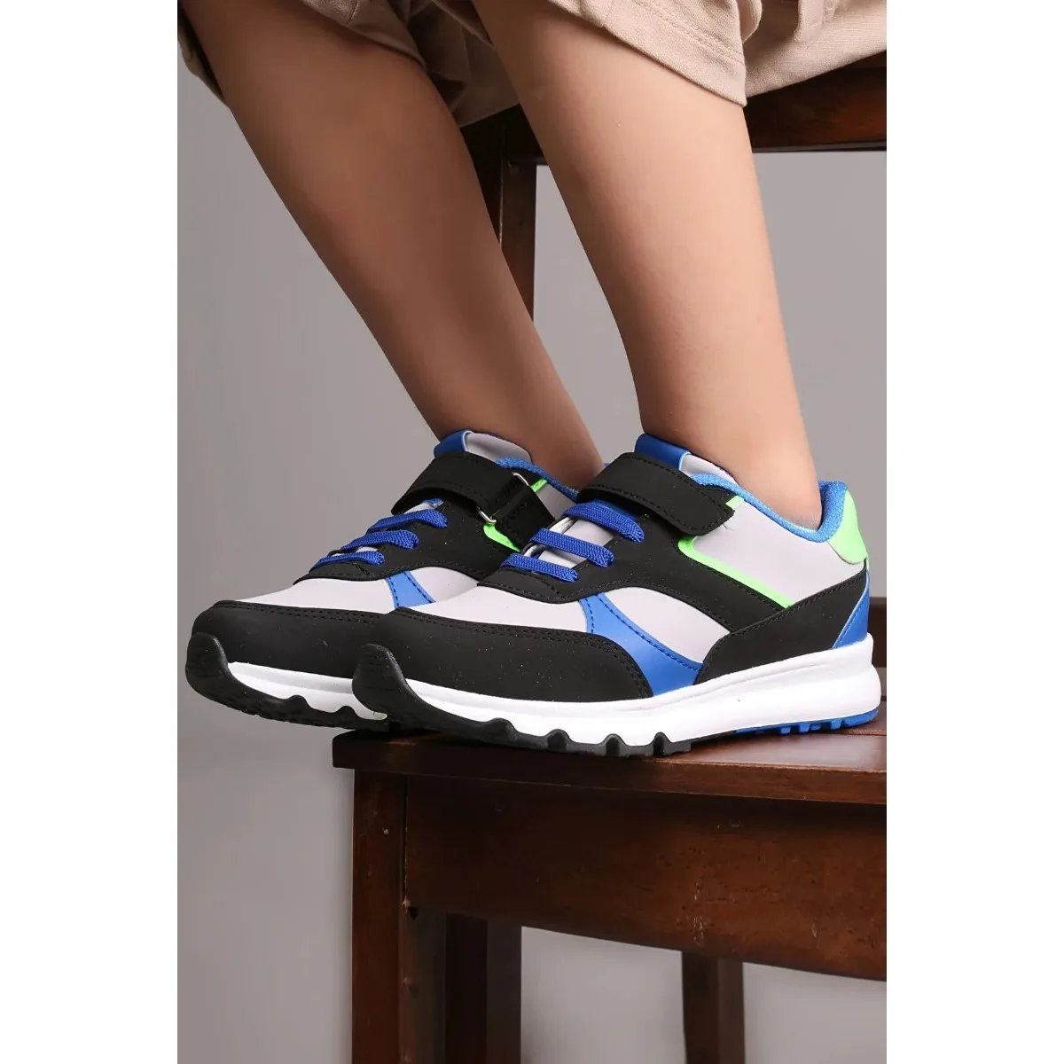 Kids Pink Blue Anatomical Sole Casual Sneakers Non-Slip Sole Comfortable Casual Walking Run New Year Fashion Unisex Shoes