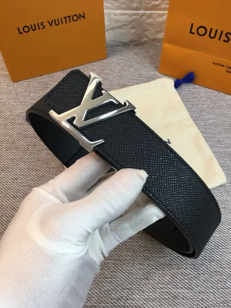 точная копия 1:1 Универсальный Простой Мужской Ремень Louis Vuitton Копирующий КлассичесКие Модели Модный Роскошный Пояс Для Бутиков В Деловом