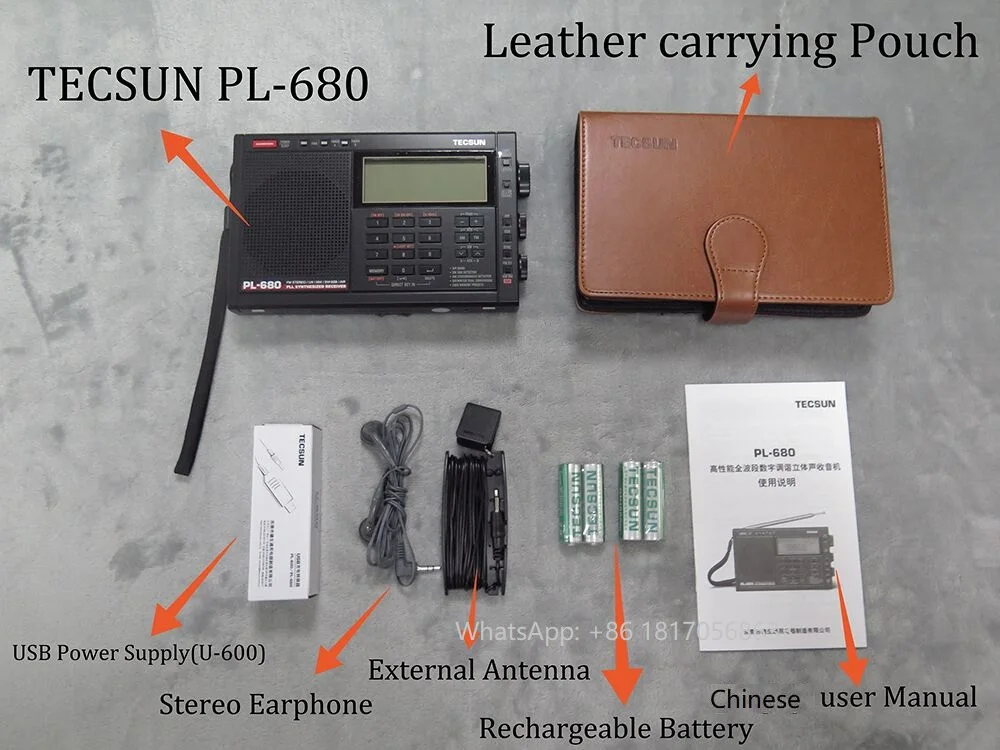 Tecsun PL-680 радио FM Цифровая настройка Полнодиапазонный FM/MW/SBB/PLL синтезированный