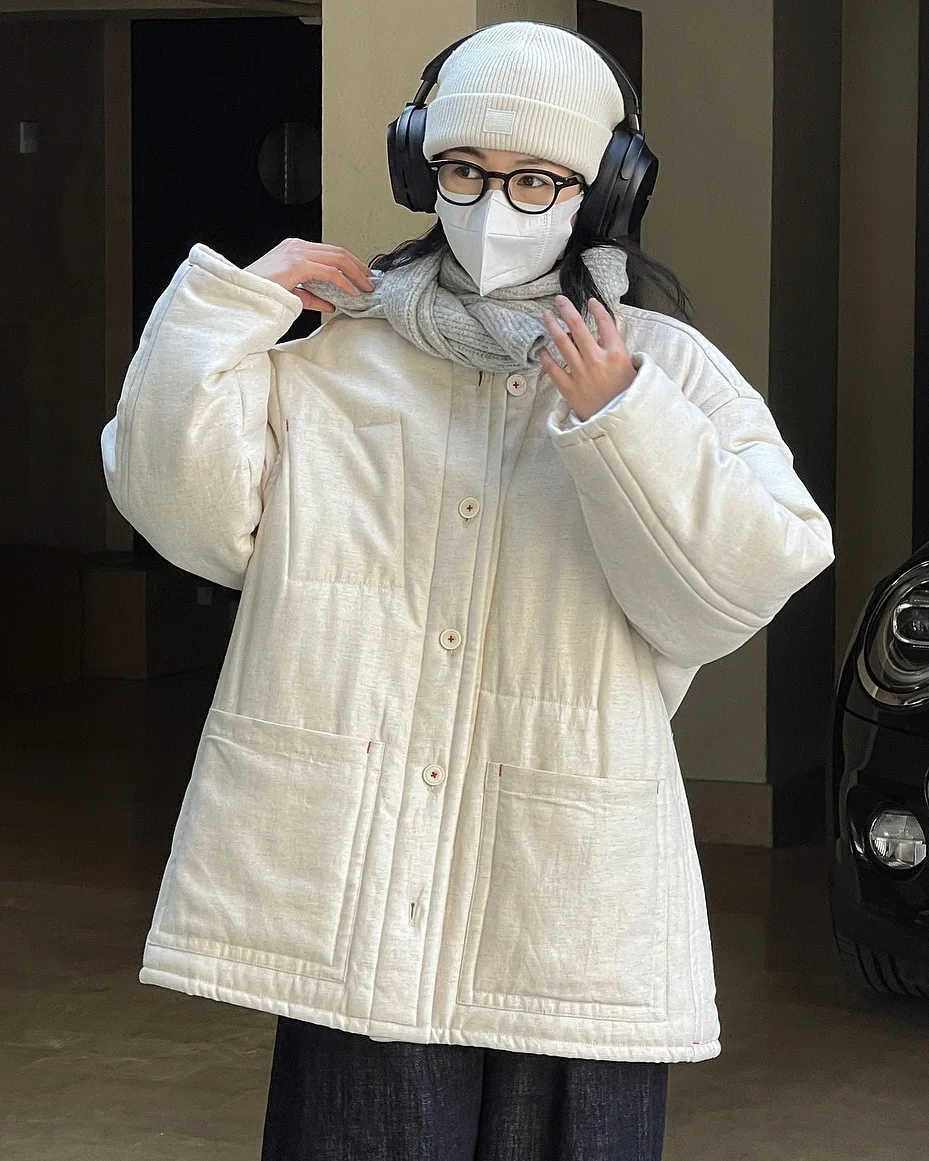 woman warm jacket coat