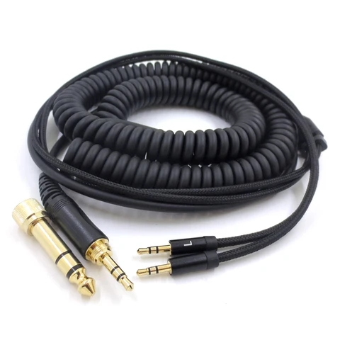 Гарнитура HiFi Аудио Пружинный кабель для Hifiman HE400S/HE-400I/HE-350/HE1000 V2 /AudioQuest NightHawk