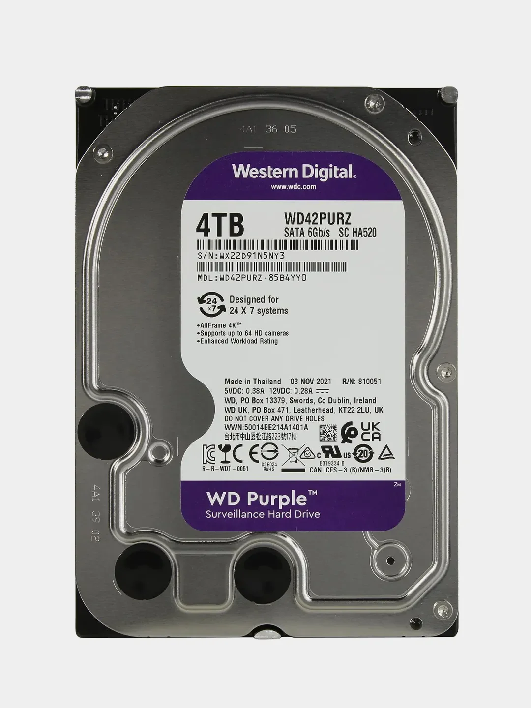 Купить Жесткий Диск Wd Purple Wd40purz