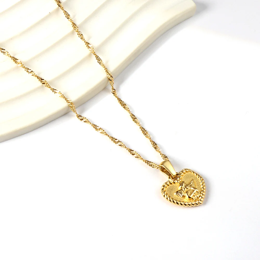 Новинка 1 шт. кулон в форме сердца с белым жемчугом ожерелье модные женские легкие