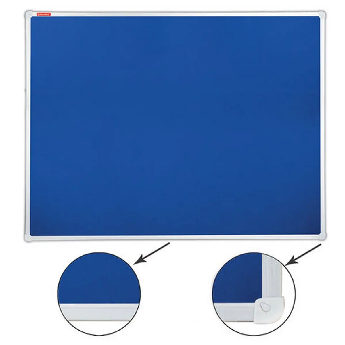 Cork Board with blue textile coating 60*90 cm brauberg 231700 |