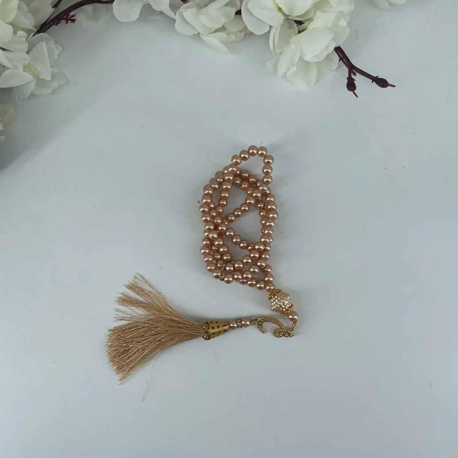 Tasbih Tasbeeh 99 бусин ИД Мубарак жемчуг молитва исламские аксессуары мусульманские