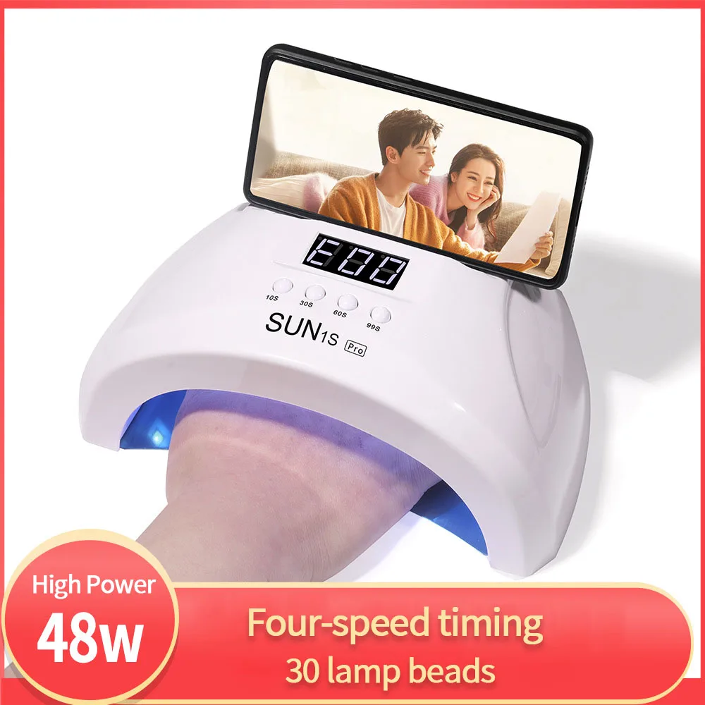 

LULAA Professional Intelligent Nail Polish Dryer Lamp 30 UV LED Beads Nail Phototherapy Machine Manicure Tool Salon Equipment