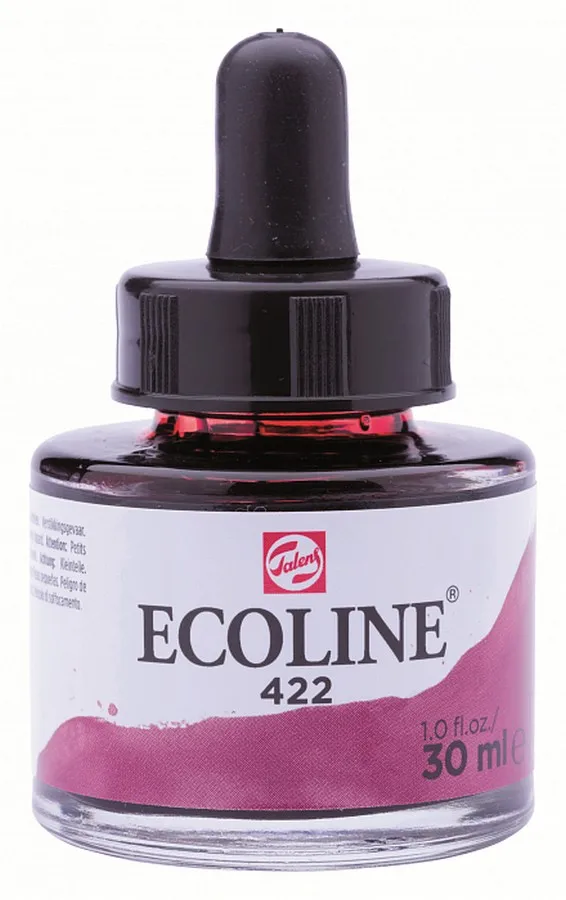 Акварель жидкая Ecoline банка 30 мл №422 Красновато-коричневый new