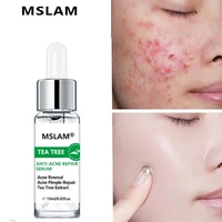 tea tree anti acne serum repair pimple removal fade mark spots shrink pores oil control whitening moisturizing face skin care