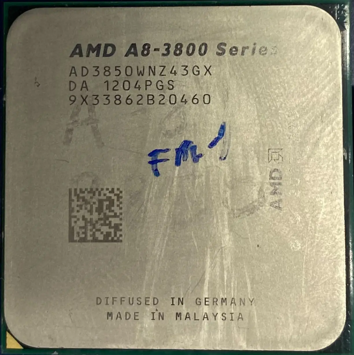 Процессор AMD A8-3800 Series ad3850wnz43gx FM1 Процессор AMD A8-3800 Series ad3850wnz43gx FM1