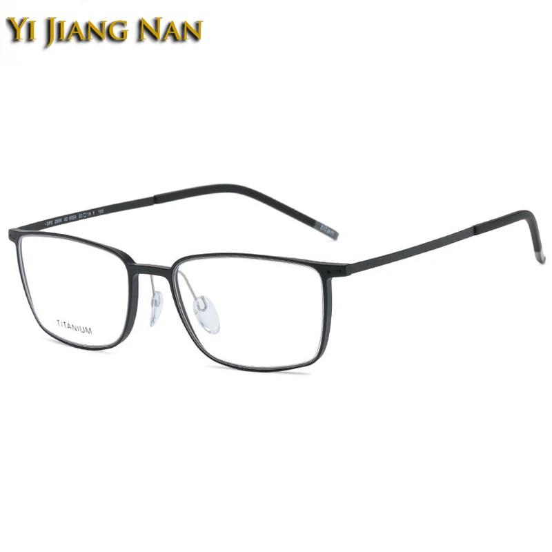 

Men Eyewear Ultra Light 4.3 G Optical Prescription Glasses Frame TR90 Pure Titanium Long Temple 150mm Women Eyeglasses Spectacle