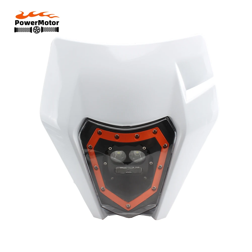 

Motorcycle LED Headlights Headlight Panel for KTM EXC SX 250 300 Accessories Parts Fairing Wick Motocross Dirt Bike Enduro Moto