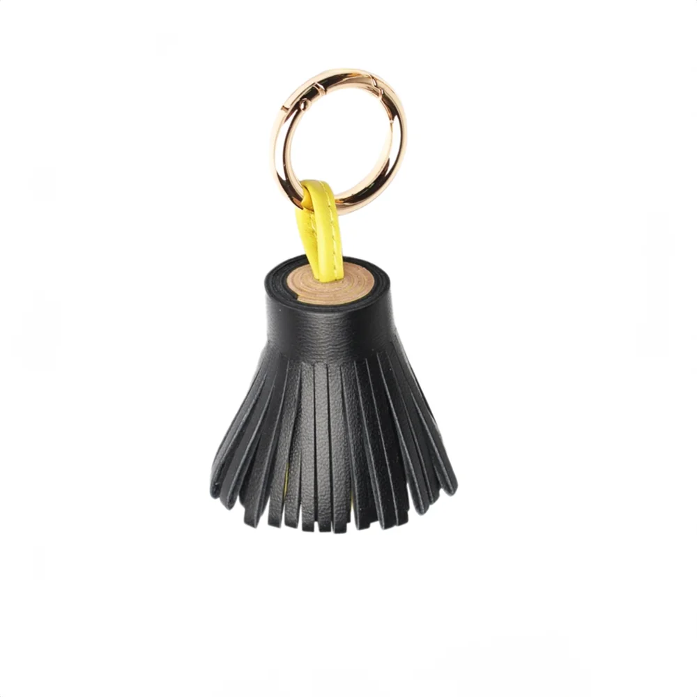 Цепочка для ключей женская из натуральной кожи Роскошный брелок с