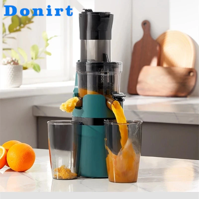 

Large Caliber Slow Juicer Screw Cold Press Extractor Slag Juice Separation Filter-Free Easy Wash Electric Fruit Juicer Machine
