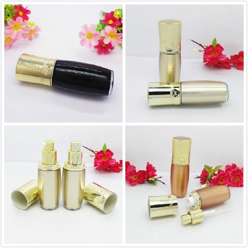 

20ml dark gold/light gold/red/black Acrylic bottle for serum/lotion foundation/emulsion.cosmetic packing plastic jar