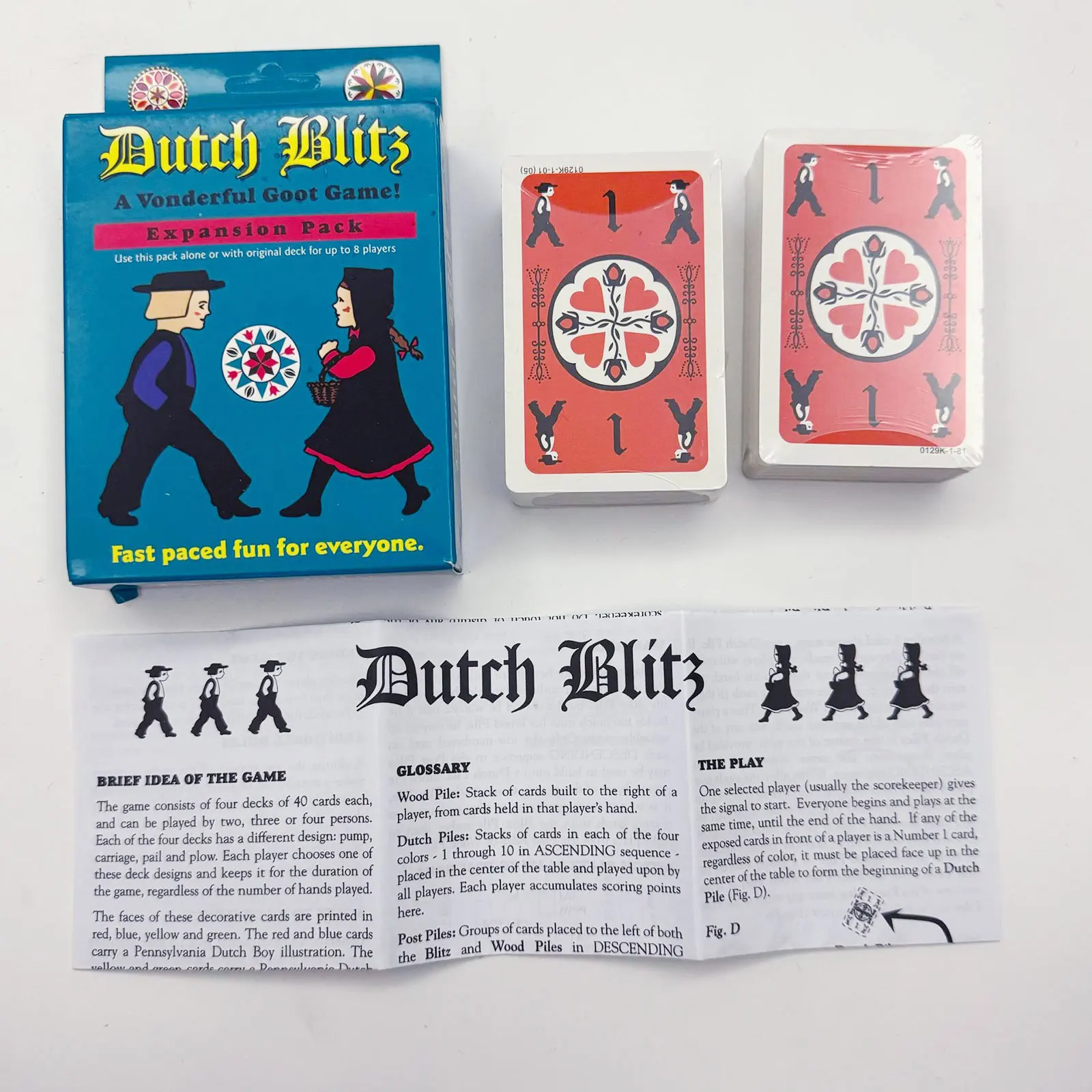 Дополнение Blue для семейной игры Dutch Blitz