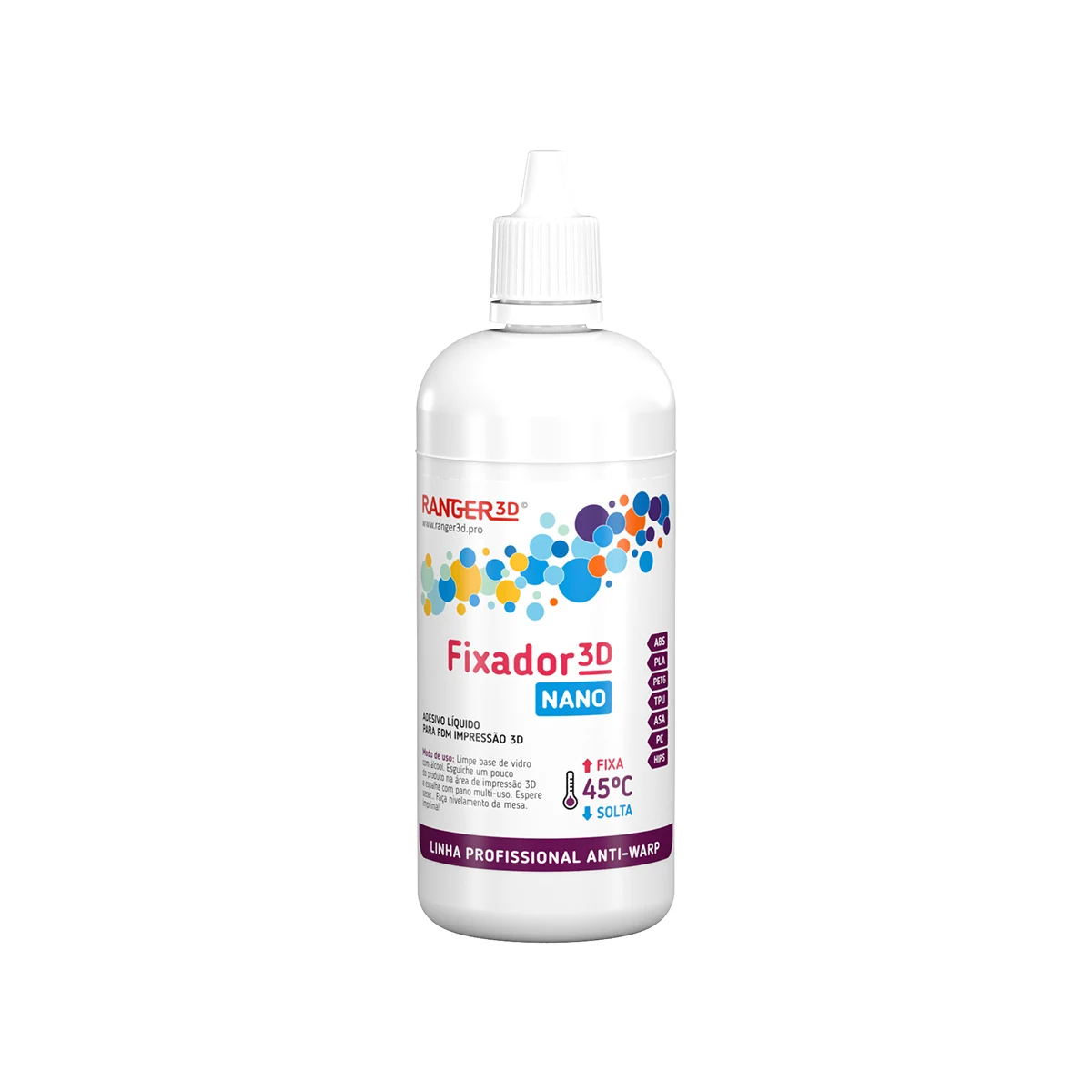 

3D Fixer Nano 120ml Liquid Adhesive Anti-Warp Glue to Generate Grip and Hold Parts on 3D Printing Table